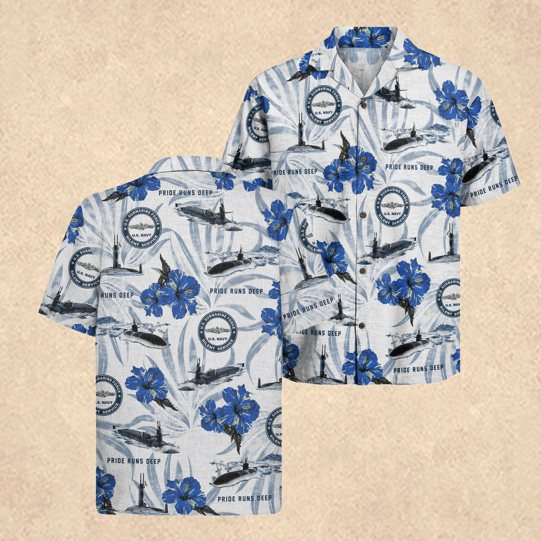 US Navy Submarine 250th Anniversary Hawaiian Shirt Best Patriotic Gift for Father
