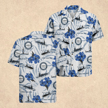 US Navy Submarine 250th Anniversary Hawaiian Shirt Best Patriotic Gift for Father