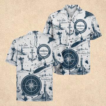 US Navy Submarine 250th Anniversary Hawaiian Shirt Submariner Gift For Husband