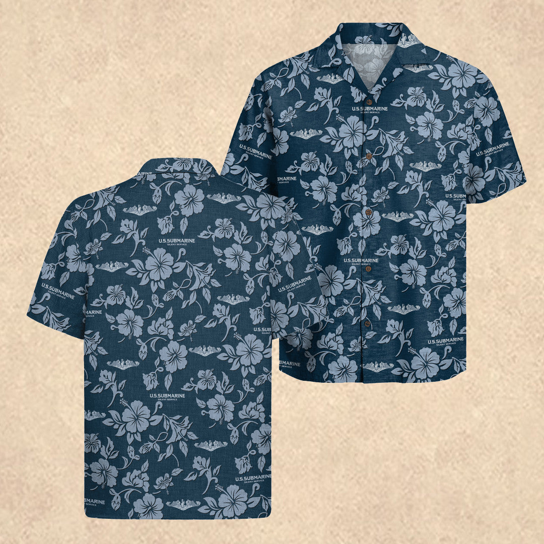 US Navy Submarine Hawaiian Shirt Independence Apparel Submariner Gift For Husband