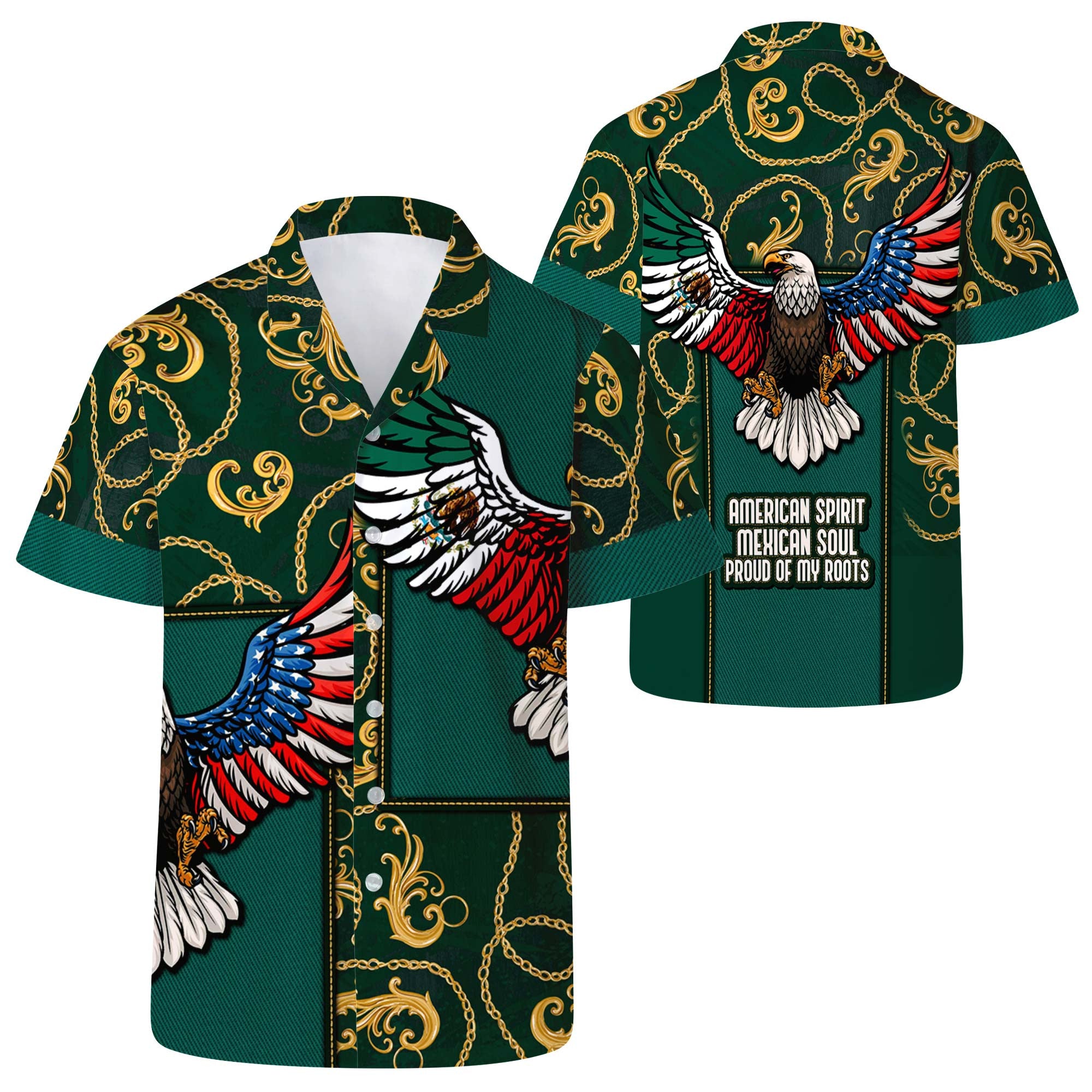 250th Anniversary Spirit Mexican Soul Roots Hawaiian Shirt Gift For Dad Birthday