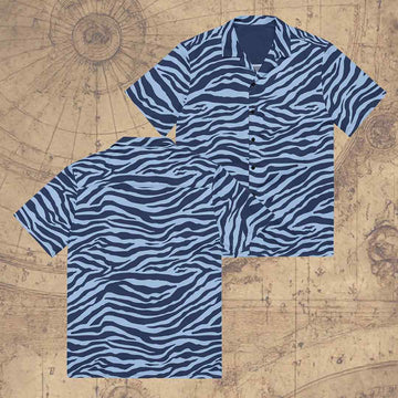 One Piece Zebra Hawaii Shirt Luffy Brothers Clothing Gift for Anime Fans
