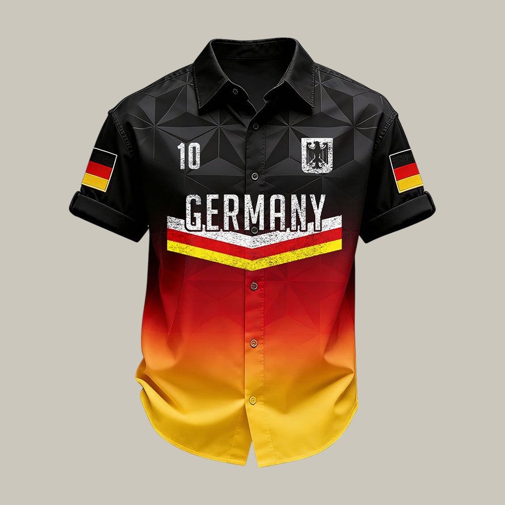 FIFA World Cup 2026 Germany Button Up Shirt Game Day Shirt Soccer Lover Gift For Father