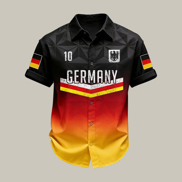 FIFA World Cup 2026 Germany Button Up Shirt Game Day Shirt Soccer Lover Gift For Father