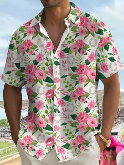 Kentucky Derby 2026 Hawaiian Shirt Derby Day Floral Clothes Gifts For My Brother