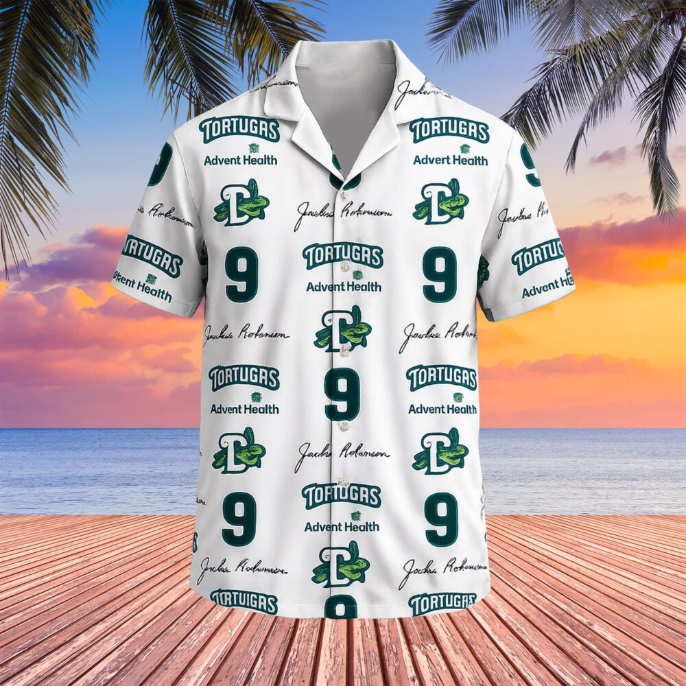Tortugas Jackie Robinson 9 Hawaiian Short Sleeve Button Up Shirt Giveaway 2026 Gift