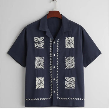 2026 Julian Kalel American Idol Hawaiian Shirt Navy Retro Cuban Merch Gift For Husband