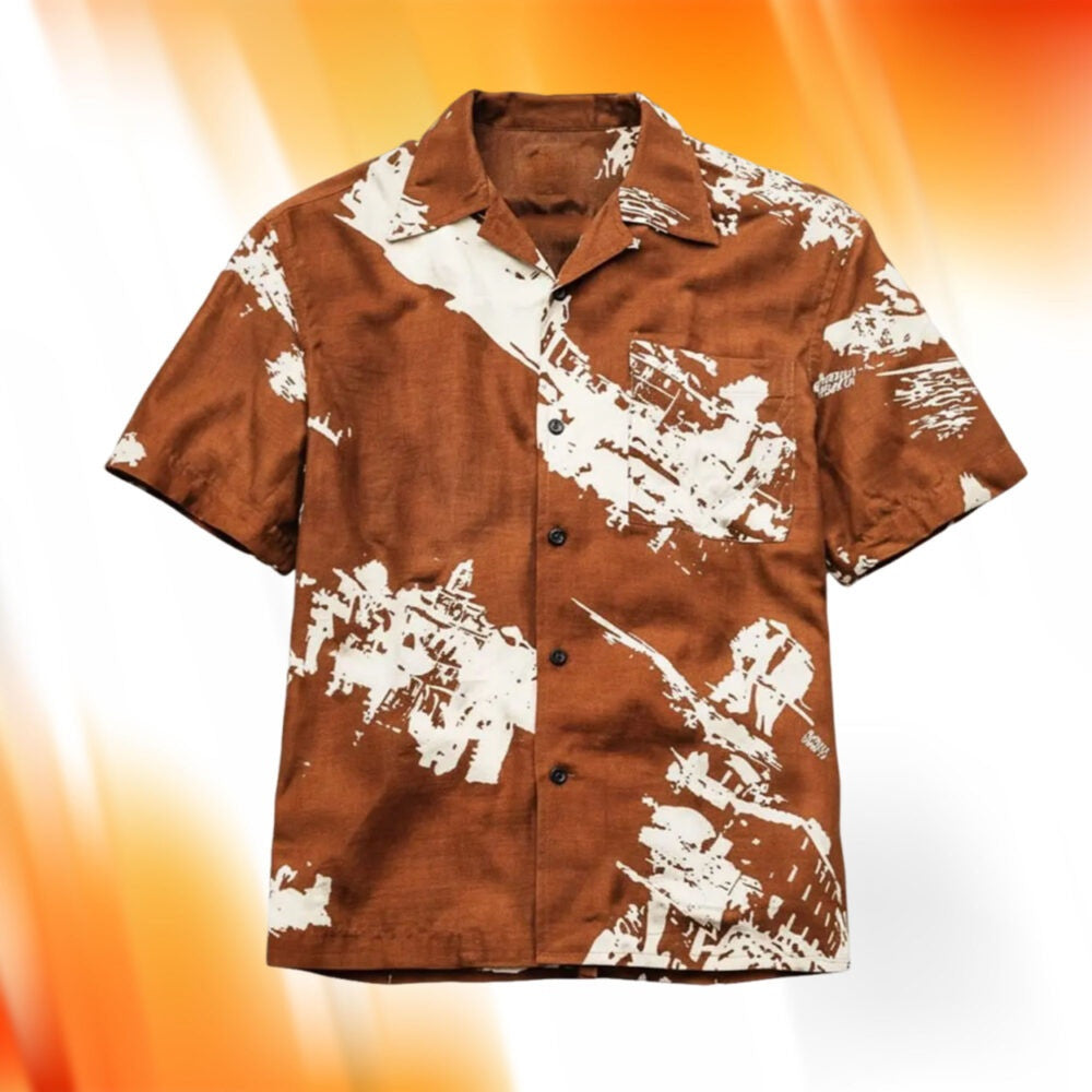 Lionel Richie American Idol Hawaiian Summer Vibes Short Sleeve Button Up Shirt Gifts For Him