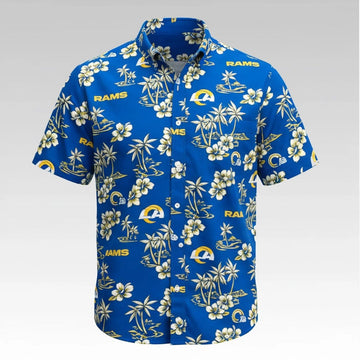 Steve Avila LA Rams Hawaiian Shirt Summer Tropical Vavation Gift For Husband