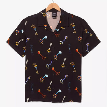 Disney Kingdom Hearts Keyblades Hawaiian Shirt Graphic Tee Aloha Shirt Merch Best Gifts