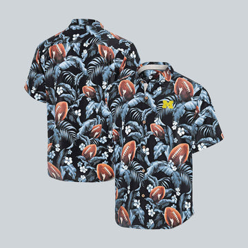 Michigan Hawaiian Shirt Michigan Wolverines Tommy Bahama Blooms Shirt Mens