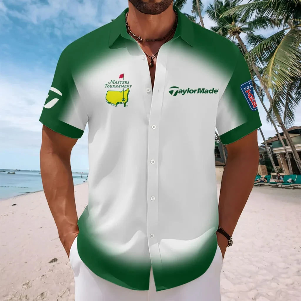 Masters Tournament PGA Tour Golf Button Up Shirt Augusta National Golf Shirt Present For Husband