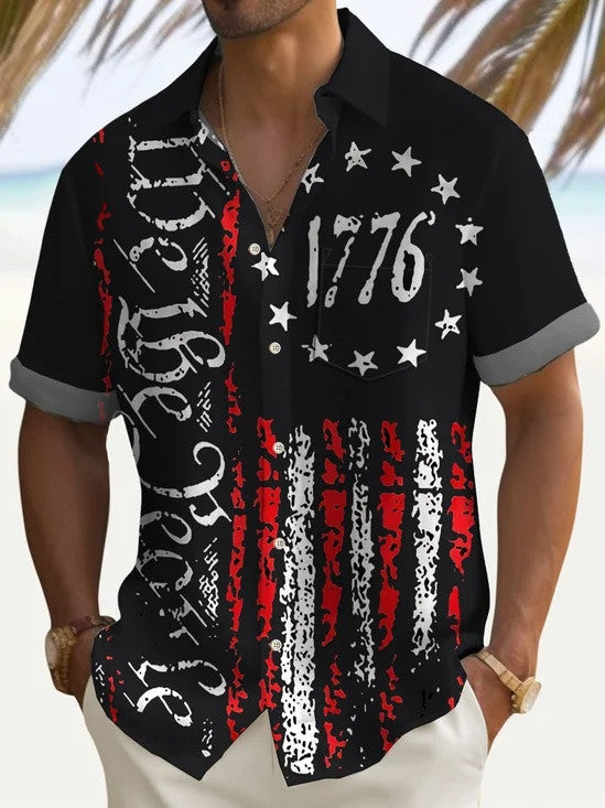 We The People Hawaiian Shirt Independence Day 1776 2026 Clothing Gift For Men