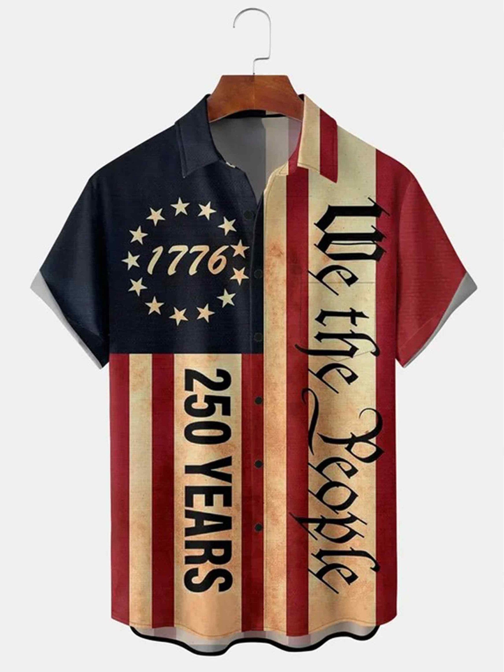 We The People Hawaiian Shirt 250 Years Anniversary 1776 2026 Clothing Gift Ideas