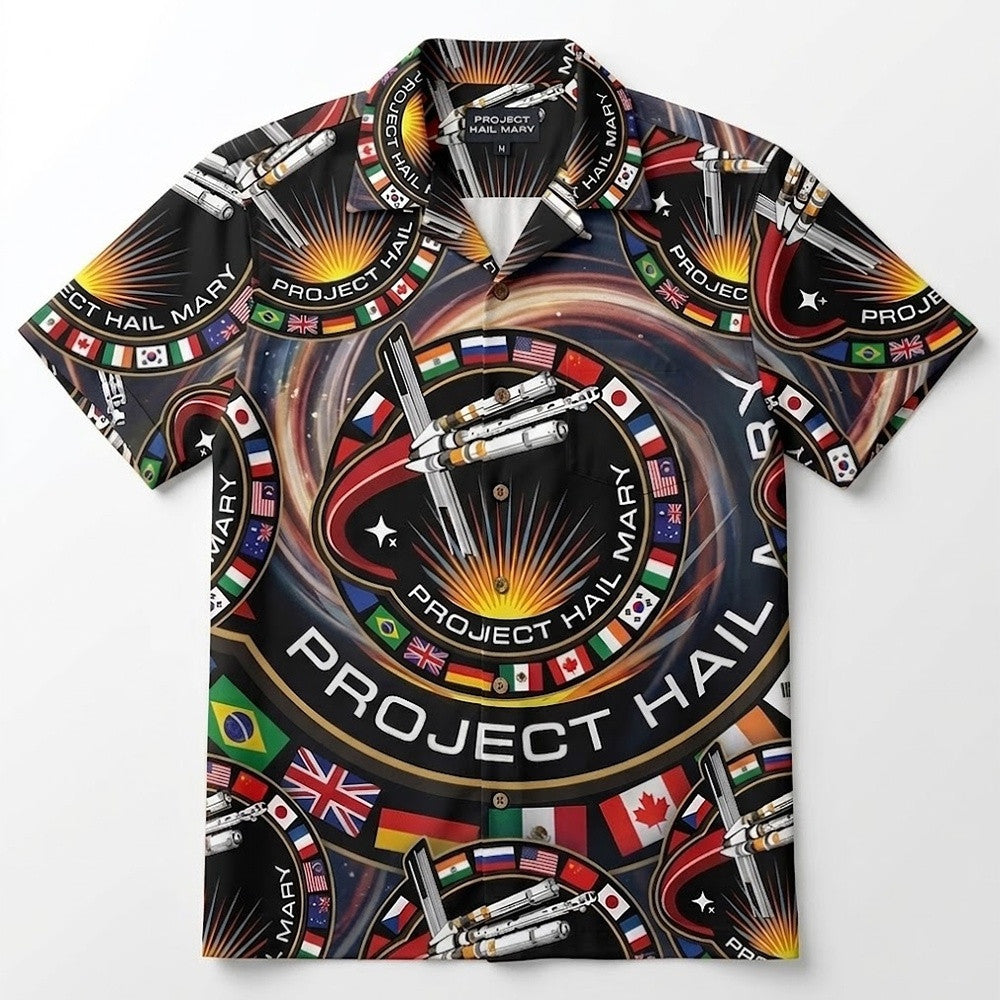 Project Hail Mary Ryland Grace Mission Patch Hawaiian Shirt 2026 Best Outfits Gift Ideas