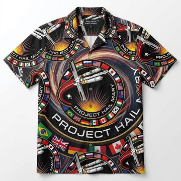 Project Hail Mary Ryland Grace Mission Patch Hawaiian Shirt 2026 Best Outfits Gift Ideas