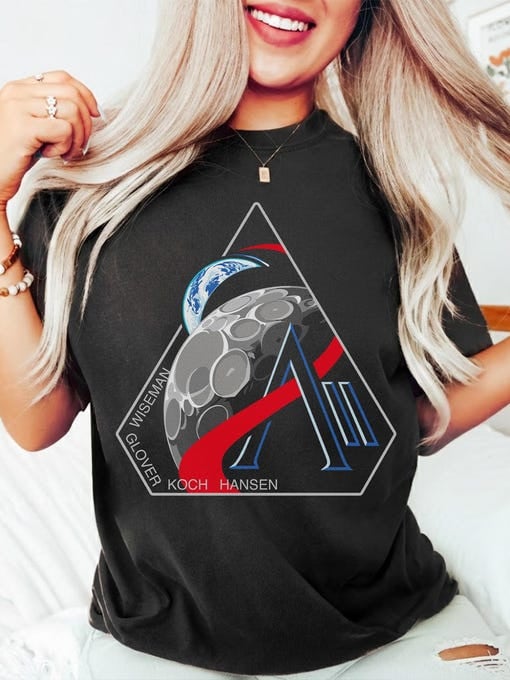 NASA Artemis 2 Mission Return To The Moon T-Shirt NASA Moon Mission 2026 Merch Best Gift For Wife Retro 2026 Artemis II