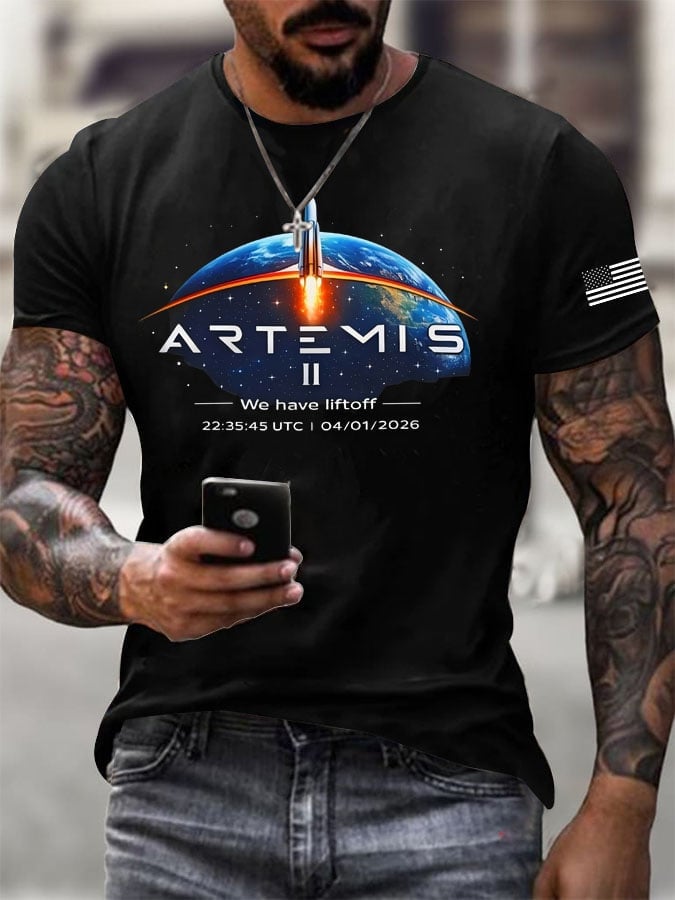 We Have Lift Off T-Shirt NASA Moon Landing 2026 Shirt Best Gift For Dad Retro 2026 Artemis II