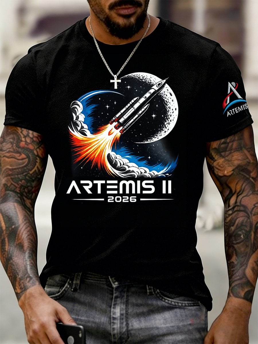Artemis Il Mission 2026 Back To The Moon T-Shirt Artemis 2 Mission Merch Good Gift For Astronomy Retro 2026 Artemis II