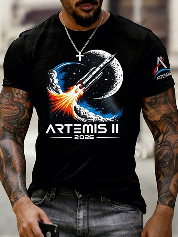 Artemis Il Mission 2026 Back To The Moon T-Shirt Artemis 2 Mission Merch Good Gift For Astronomy Retro 2026 Artemis II
