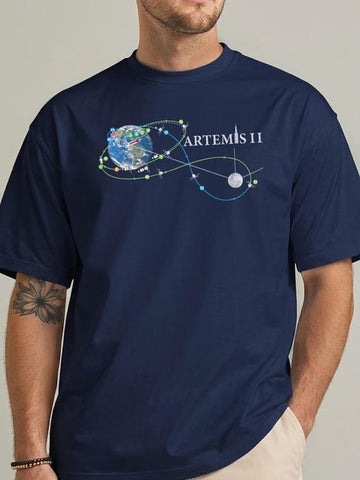 Shirt Moon Mission Orbit Graphic T-Shirt NASA Moon Mission 2026 Clothes Space Lover Gift Idea Retro 2026 Artemis II