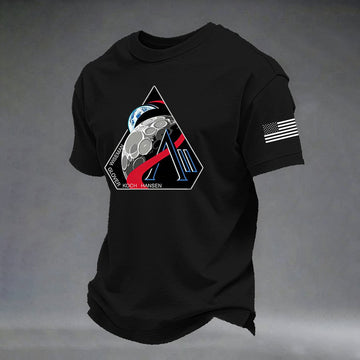 Mission Logo T-Shirt American Flag NASA Moon Landing 2026 Clothes Retro 2026 Artemis II