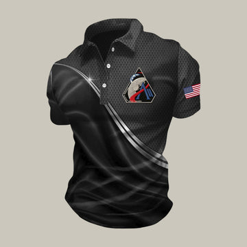 Manned Mission To The Moon Polo Shirt NASA Moon Mission 2026 Clothing Present For Him Retro 2026 Artemis II