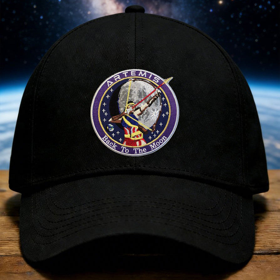 Logo Graphic Hat Artemis 2 Mission Merch Best Present For Astrophiles Retro 2026 Artemis II