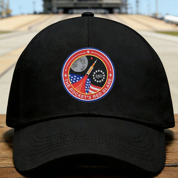 The Rocket Art Hat Artemis 2 Mission Baseball Cap Astrophile Present For Him Retro 2026 Artemis II