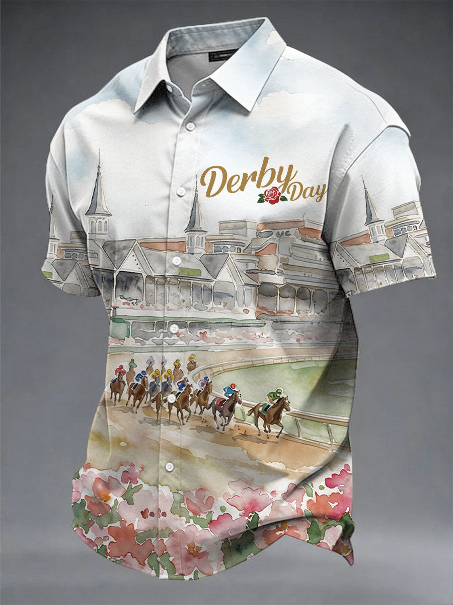 Kentucky Derby 152 Merch Kentucky Derby Churchill Downs 2026 Button Shirt Gift For Brothers