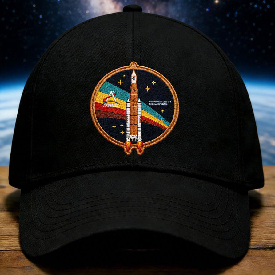 Mission Baseball Cap Rocket Stars NASA Logo Merchandise Gift For Galaxy Dreamer Retro 2026 Artemis II