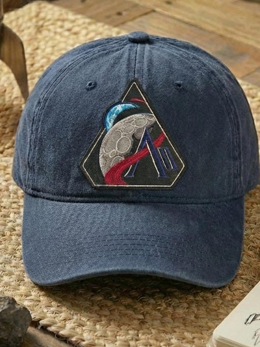 NASA Hat NASA Moon Mission 2026 Dad Cap Gift For Aspiring Pilot Retro 2026 Artemis II