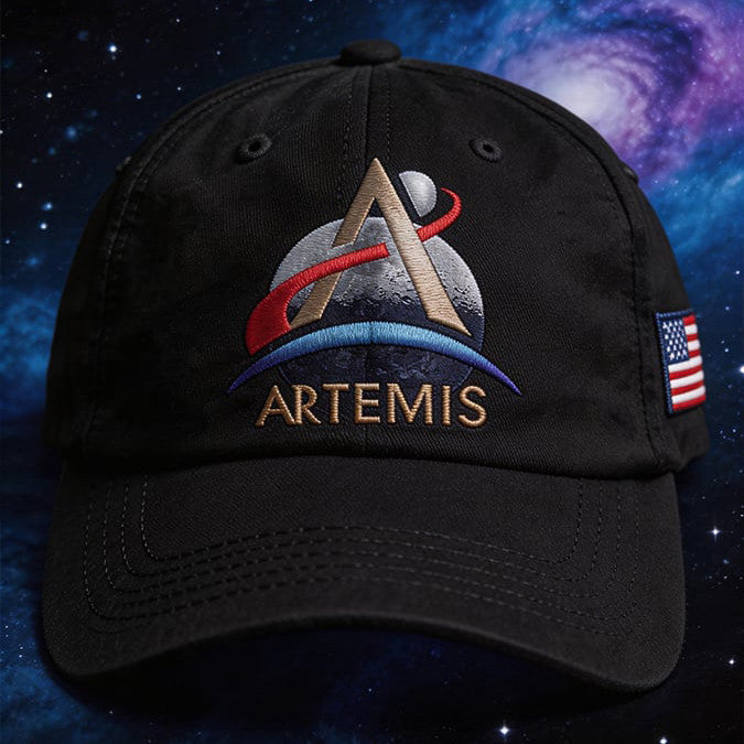 NASA Lunar Orbit Mission Hat Space Exploration Dad Cap Galaxy Dreamer Gift Retro 2026 Artemis II
