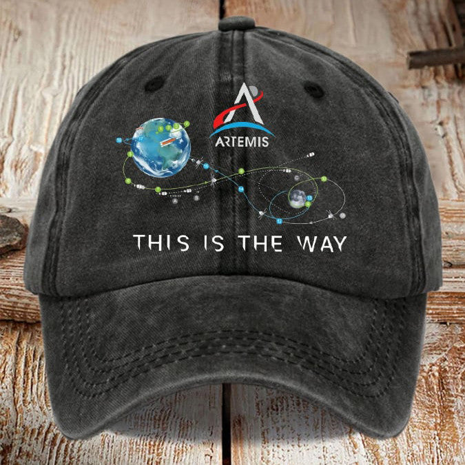 NASA Artemis Word Art Baseball Cap Space Exploration Journey Merchandise Explorer Gift Retro 2026 Artemis II