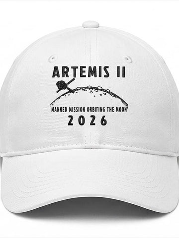 NASA 2026 Manned Mission Orbiting Hat Artemis 2 Mission Cap Space Lover Gift Idea Retro 2026 Artemis II