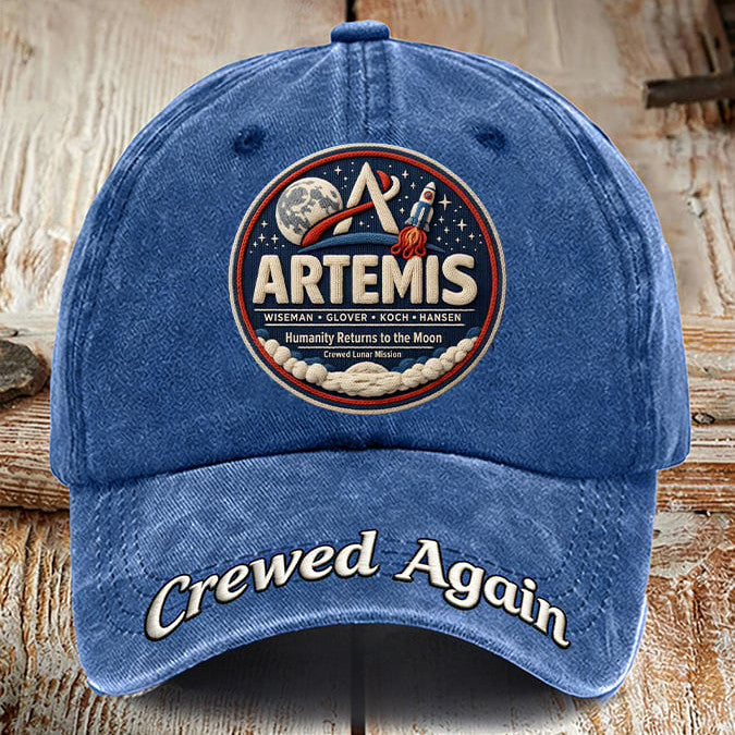 Mission Baseball Cap Crewed Lunar Clothes Science Teacher Gift Retro 2026 Artemis II