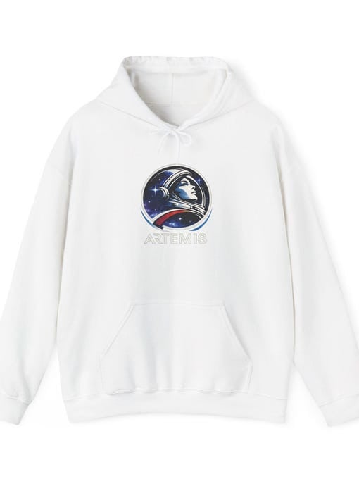 NASA Lunar Orbit Mission Hoodie Astronaut In Space Clothing Gift For Rocket Engineer Retro 2026 Artemis II