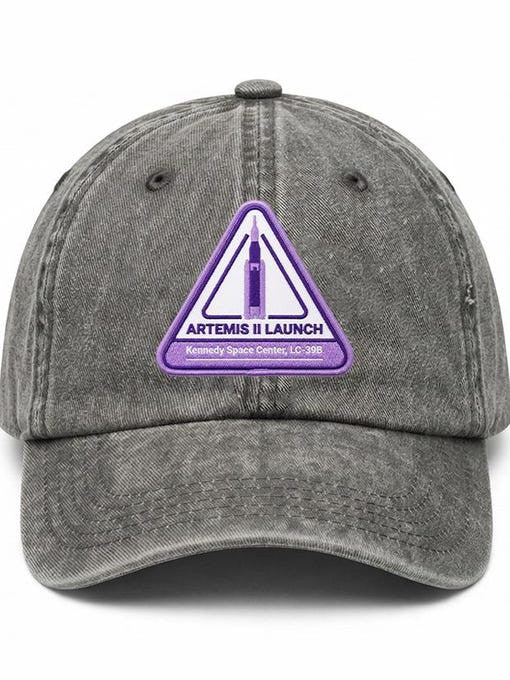 Launch Space Center LC Hat Artemis 2 Mission Merch Best Gift For Brothers Retro 2026 Artemis II