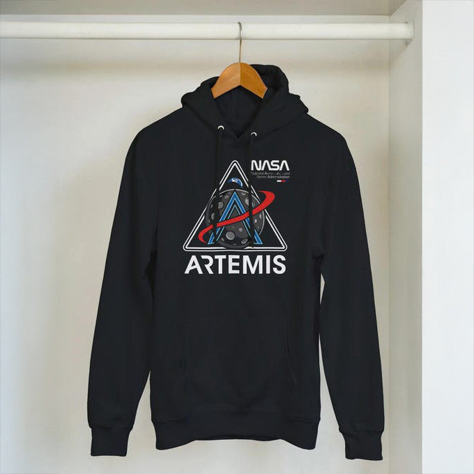 2026 Hoodie Moon Exploration Space Travel Apparel Gift For Astronomy Fan Retro 2026 Artemis II