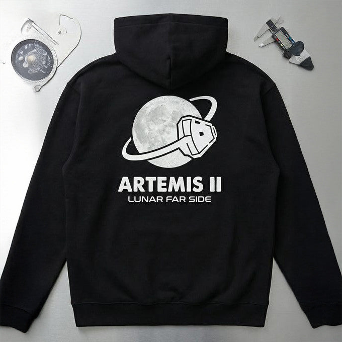 NASA Artemis 2 Mission Hoodie Space Exploration Moon Merchandise Gift For Future Astronaut Retro 2026 Artemis II