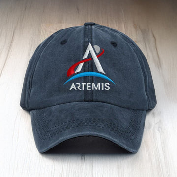 Mission Logo Graphic Hat NASA Moon Mission 2026 Baseball Cap Gift For Astrophile Retro 2026 Artemis II