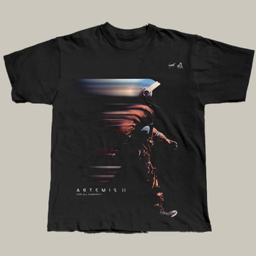 NASA Mission T-Shirt Astronaut In Motion Clothes Galaxy Dreamer Gift Retro 2026 Artemis II