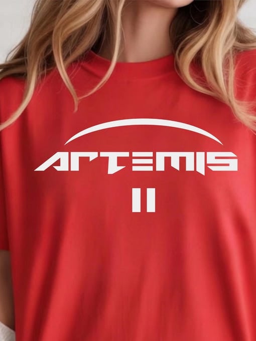 Mission T-Shirt Artemis Generation Clothes Gift For NASA Enthusiast Retro 2026 Artemis II