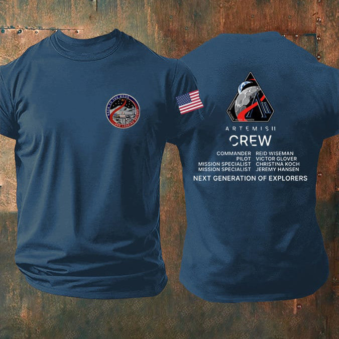 2026 T-Shirt Next Generation Of Explorers Tee Gift For Space Lover Retro 2026 Artemis II