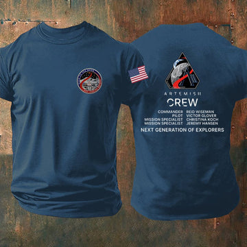 2026 T-Shirt Next Generation Of Explorers Tee Gift For Space Lover Retro 2026 Artemis II