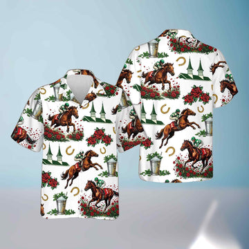 Kentucky Derby 2026 Hawaiian Shirt Churchill Downs Horse Racing Apparel Gift Ideas