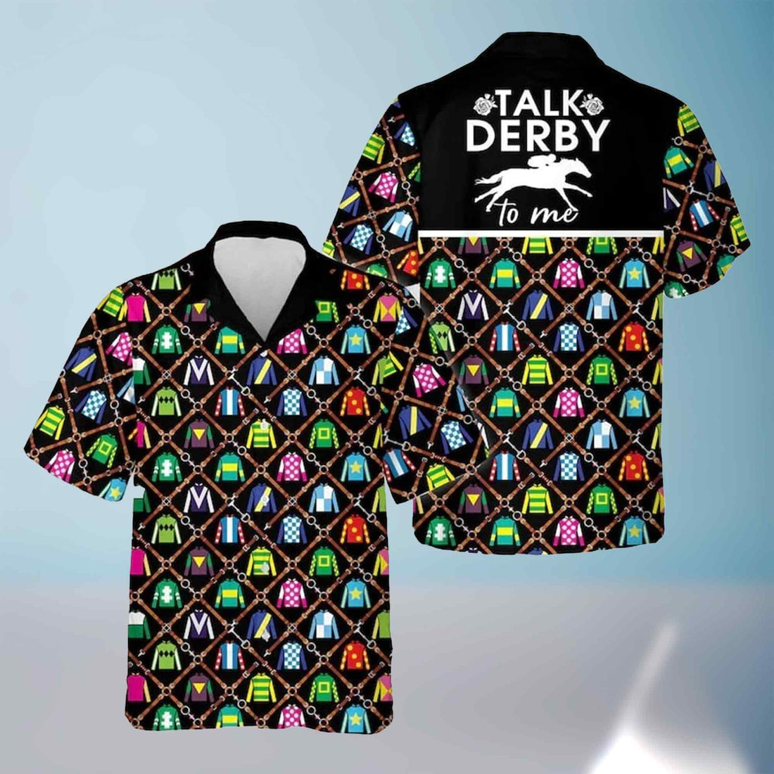 152nd Kentucky Derby 2026 Talk Derby AOP Hawaiian Gift Horse Fans