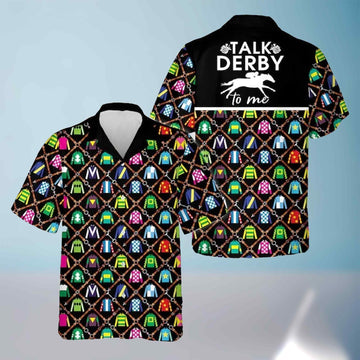 152nd Kentucky Derby 2026 Talk Derby AOP Hawaiian Gift Horse Fans