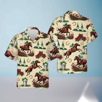 Kentucky Derby 2026 Hawaiian Shirt Churchill Downs Horse Racing Clothes Gift For Him
