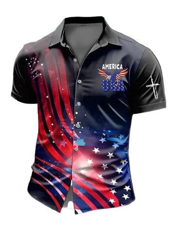 250 Years Of America Button Shirt Patriotic We The People Clothing Gift For Veterans